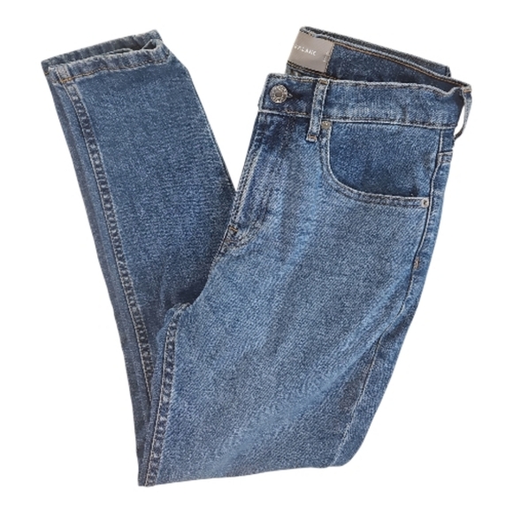 Everlane Denim - Everlane Jeans Size 28 Blue Slim Straight Leg High Rise Ankle Jeans